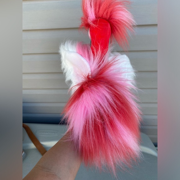 Douglas Phyllis the Flamingo Fuzzle Pink Stuffed Animal - Picture 4 of 7